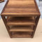 IMUNKT Massivholz HiFi Rack AV-Regal 1/2/3/4-stufiges Bodenstehendes Medienstände Verstärkers Rack Audio-Video-Komponenten HiFi Regal Für Plattenspieler & Stereoanlagen(60 * 50 * 80cm-4Tier)