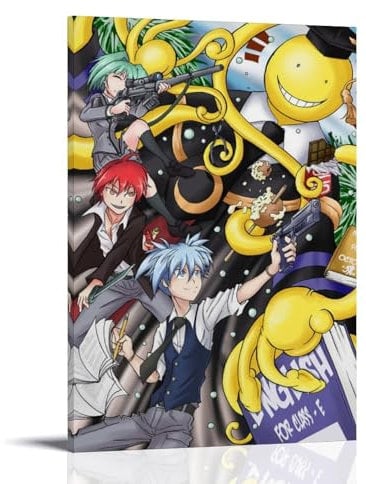 LNXEJAKT Anime Poster Assassination Classroom 1 Poster Dekorative Malerei Leinwand Wandkunst Wohnzimmer Poster Schlafzimmer Malerei,Wandkunst Bilddruck Moderne Familienzimmer Dekor 24x36inch(60x90cm)