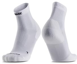 X-Socks Core Sport Light Knöchel – O-Ring-Kompressionsbandage für gezielte Stabilität, Komfort & Leistungssteigerung – Perfekt für intensives Training & Wettkämpfe - Schwarz/Weiß, 39-41
