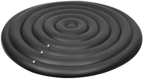 Couvercle Spa Gonflable, 128/158/180 cm 3 Tailles Couvercle Gonflable Rond Réglable avec 3 Valves, Économie d'Énergie Bâche Thermique, Couvercle De Bain À Remous Gonflable (Without Handle)