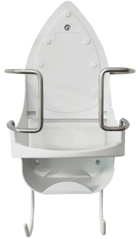 PPQIRU Ironing Board Holder Wall Ironing Board Sturdy Iron Board Stand Rack Iron Board Door Hanger Ironing Board Hook Over The Door Ironing Board Holder(WHITE)
