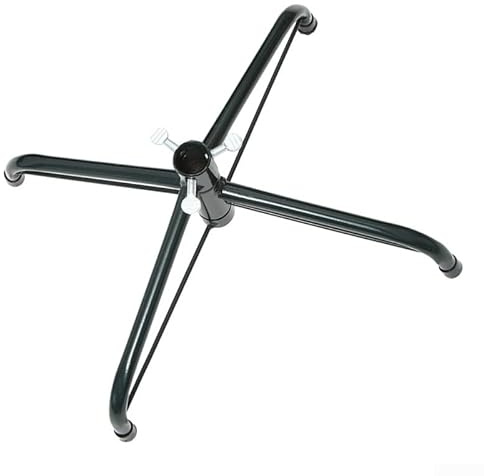 Treppiede pieghevole in ferro e staffa in metallo per alberi di Natale artificiali alti da 4 a 6 piedi, supporta peso fino a 13 0,9 kg, diametro del palo centrale inferiore a 1 25 pollici (A)