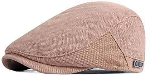 RICHTOER Men's Flat Cap Ivy Newsboy Cap Simple Soft Visor Berets Driver Hat Adjustable Low Profile Golf Hat