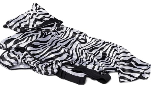 Ekzemerdecke Ekzemer Decke Fliegendecke mit Halsteil Minisehtty Shetty Zebra 60 70 80 90 100 cm Tysons (90)