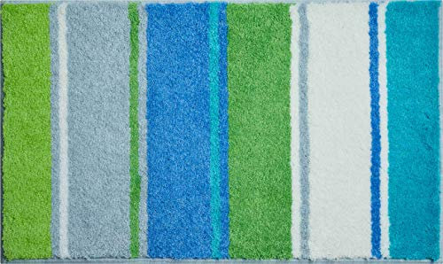 Grund Badteppich Ultra weich und saugfähig Anti Rutsch, Ocean, 65x115 cm