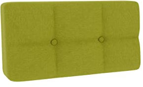 Gutekissen® Palettenkissen Gesteppte Kissen mit Knöpfen, Palettenauflagen Sitzkissen Rückenlehne Gesteppt PFG (Eckkissen 60x40, Limette)