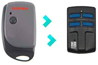 Mando de Garaje Universal HR MULTI 2 compatible ROPER NER 1DCS, ROPER NER 2DCS y ROPER NEO