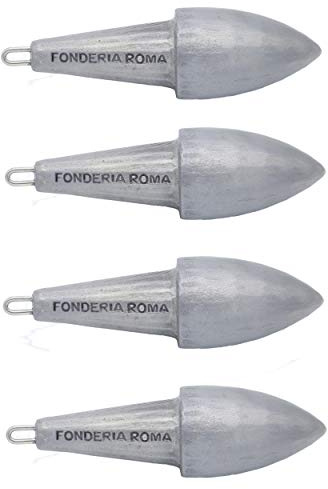 Fonderia Roma, Roccotop Ring aus Edelstahl, Bleigrau, 100 g