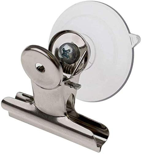 Dzina Bulk Suction Cups with Bulldog Clips | Home Living Room Window Door Show Sucker Clamp 45mm Pack of 4