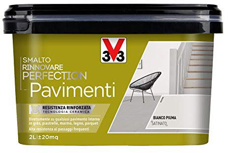 Smalto Rinnovare Perfection Pavimenti Bianco Piuma Satinato 2 L