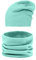 Mikos* Winter Set II Trendige Termo Winter Set Mütze und Loopschal II Schal-Mützen-Kombi Unisex (695) (Minze)