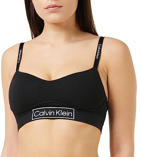 Calvin Klein Lght Lined Bralette Bralette Damen, Schwarz (Black), XS