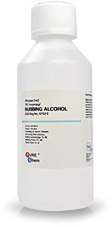 Rubbing Alcohol 70% IPA Isopropanol Alcohol - Pure Chem (White) 250ml