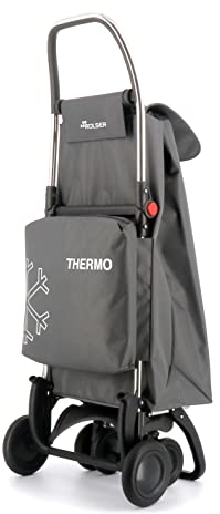 Klappbarer Einkaufstrolley Rolser I-Max Thermo Zen 4 Räder (2 drehbare) - Marengo