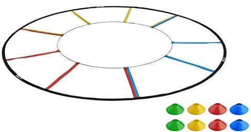 SKLZ Reaktive Agility-Leiter, Grün/Gelb/Rot/Blau, Einheitsgröße