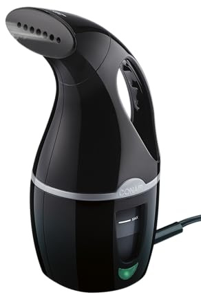 Conair Handheld Travel Garment Steamer for Clothes, CompleteSteam 1100W, For Home, Office and Travel,Black