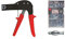 TOX Montagezange Acrobat Speed Plus – Zange für Metall-Hohlraumdübel – 03590094 & Metall-Hohlraumdübel-Sortiment Acrobat Set – Dübelset für Befestigungen in Gipskartonplatten – 60 Dübel – 094901111