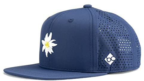 Bavarian Caps Edelweiss Outdoor Flat Cap DUNKELBLAU Größe: one Size