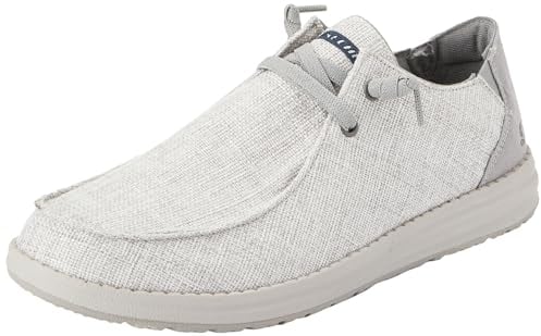 Skechers Melson NELA, Sin Cordones Hombre, Grey Mesh, 43 EU