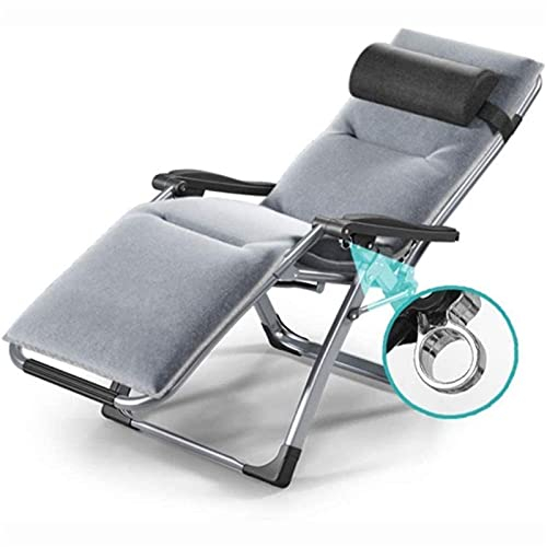 ANIFM Zero Gravity Lounge Chair, Lounge Chair, Campingstühle, Gartenliegen, Klappstuhl, Sessel, einzelner Stuhl für das Mittagessen, einfacher tragbarer Stuhl für Erwachsene, Lounge Chair Comfortable