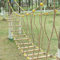 HAZEK Kindergarten Outdoor Brücke Kinder Sport Fitness Training Ausrüstung Massivholz Brücke Balance Brücke Klettern Brücke Spielzeug(Size:6m)