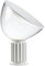 FLOS TACCIA F6602009 Tischleuchte 19 cm indirektes und reflektiertes Licht aus Glas und Aluminium weiß matt