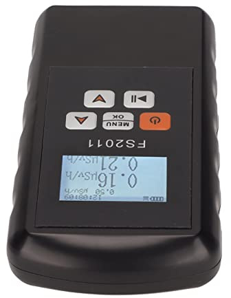 ASHATA Detector de Radiación Nuclear, Detector de Radiación Giegermeter de Contador Geiger de Alta Sensibilidad, Pantalla LCD Precisa Monitoreo en Tiempo Real Detector de Radiación de