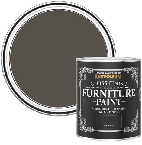 Rust-Oleum Brown Furniture Paint in Gloss Finish - Fallow 750ml