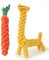 TAIXIAONIULIHQ 2 Packs Interactive Dog Cotton Rope Knot Dog Puppy Teething Chew Rope Puppy Chew for Tranning Teeth Cleaning