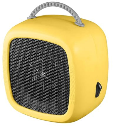 für kleine Haushalte, schnelle Wärme energiesparende Heizung, elektrische Heizung Baren Luftreiniger Filter (Yellow, One Size)