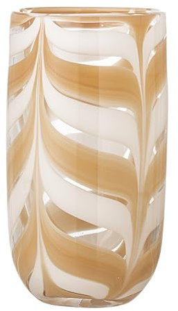 Bloomingville Taven Vase en verre Orange 12 x 21,5 cm