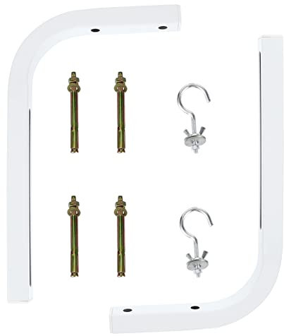 Angoily Wall Bracket Hook Projector 2pcs Projector Screen Hanger Adjustable Extension Wall Hanging L-bracket