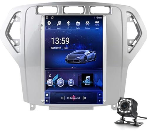Android 14 Autoradio Für For-d Mondeo Mk4 Galaxy A/c 2007–2010, 9.7 Zoll Ips-bildschirm, Autoradio, Gps-navigation, Bluetooth-kopfeinheit, Unterstützt Lenkradsteuerung, Kabelloses M(Color:8-Core 2+32G