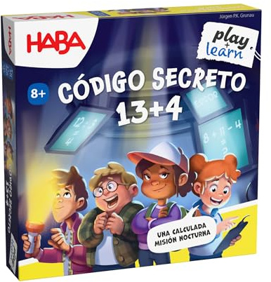 HABA 2012183004 - Código Secreto 13+4, Juego Infantil de Mesa de cálculo. Más 8 años