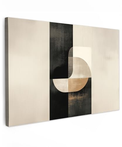 MuchoWow© Leinwand Groß 120x80 cm XXL Deko Schlafzimmer Aesthetic Leinwandbilder Wohnzimmer Gemälde Foto Geschenk Living Room Decoration Modern - Quadrat - Formen