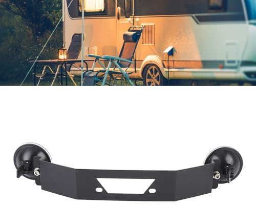BAFOVY Car Roof Antenna Mount Suction Cup Mounting Kit for Mini Dish Antenna Aluminum Alloy Base Bracket with 2 Powerful Suction Cups for Cars RVs Boats