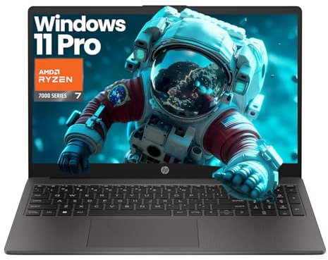 HP Business and Study Laptop 2026 Updated, 15.6 FHD, AMD Ryzen 7 7730U (64GB RAM | 2TB SSD), Numeric Keypad, Webcam, Windows 11 Pro+ Copilot AI, WiFi 6& Bluetooth, Laptop KB Kit