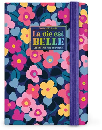 Legami - Agenda Settimanale 2026-2027, Flowers, 16 Mesi Small