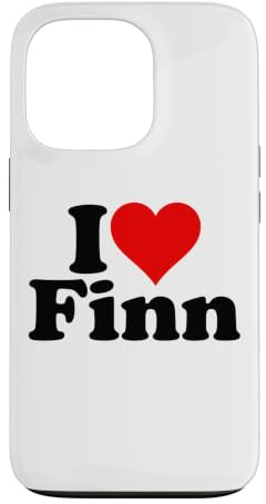 Hülle für iPhone 13 Pro ICH Liebe Heart Finn