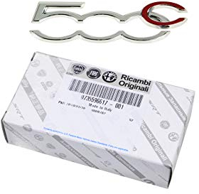 ORIGINAL Fiat Emblem Schriftzug B Säule 500 C (312_) links / rechts 735596617