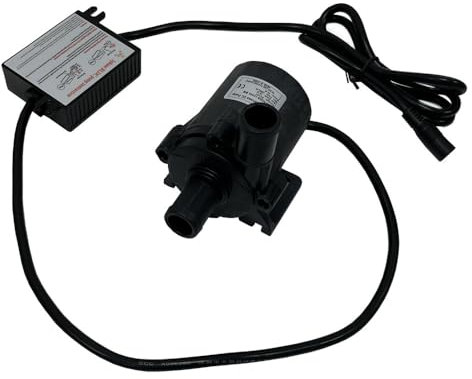 SHYSKY Pompes à haute pression DC50B-12100S, 1500 LPH 10 m haute levage, petite pompe à eau submersible 5-12 V DC, moteur CC sans balais, pour circulation d'eau chaude