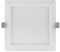 Ledvance LED Downlight | Leuchte für Innenanwendungen | Warmweiß | 169,0 mm x 30,0 mm | DOWNLIGHT SLIM SQUARE