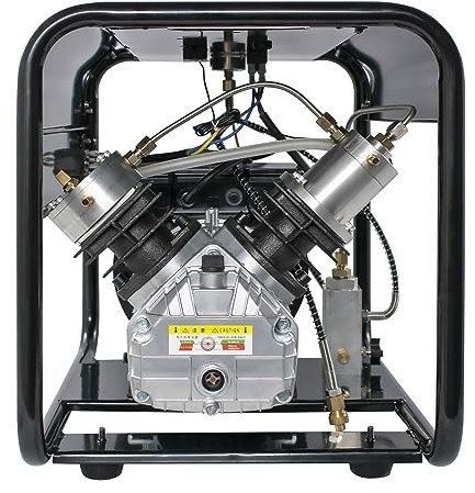 TUXING 4500Psi Doppio Cilindro, Compressore D'aria Pcp, Pompa Paintball Ad Alta Pressione, per Fucile Ad Aria Compressa Serbatoio 6.8L, Pistola Paintball 30Mpa 220V(TXED011)