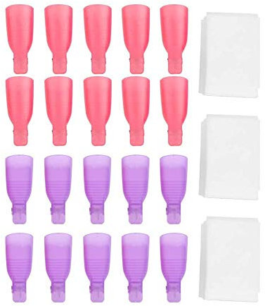 Portable Nail Polish Remover Kit Clip Wrap Nail UV Gel Cleaning Cotton Pad Set Manicure Tool Nail Polish Removal Clip Nail Polish Removal Cotton Pad