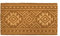 Fisura - Fußmatte außen Tribal mit Relief Fußmatte aus Kokosnuss mit Rutschfester PVC-Rückseite. Fußabtreter für den Eingang. Handbemalt. Abmessungen: 70 x 40.