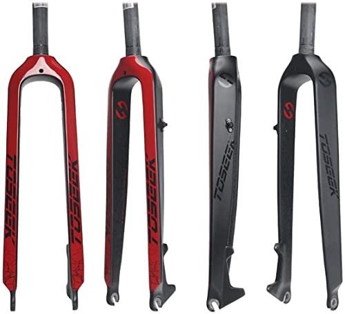 STRTG Forcella Rigida per Bicicletta Forcella Anteriore per Bicicletta Full Carbon Freno A Disco Forcella Rigida Forcella per Bicicletta MTB Accessori per Biciclette F,29inch