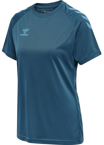 hummel, hmlCORE XK CORE Poly Tee S-S Woman, Blue Coral, 2XL