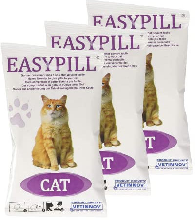 Easypill Cat Putty - 4 X 10 Gram Individually Wrapped Pill Pockets For Cats. 3 Packs.