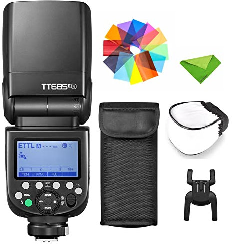 Godox TT685II-N I-TTL Flash for Nikon Speedlight Speedlite Camera Flash HSS 1/8000s Speedlite Flash,2.4G Wireless X System Compatible for Nikon D800 D700 D7100 D7000 D5200 D5000 (Upgraded TT685-N)