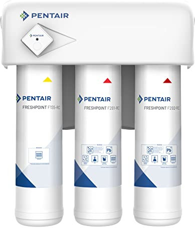 PENTAIR F3000-B2M - Filtro acqua potabile - Meno sabbia, sedimenti, cloro, piombo, cisti, atrazina, lindano su acqua ad alta torbidità - 0,5 micron - 12 mesi
